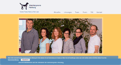 Desktop Screenshot of kleintierpraxis-marburg.de